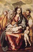 El Greco The Holy Family with St Anne and the Young St JohnBaptist Sweden oil painting artist